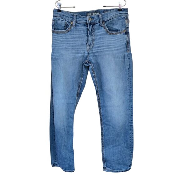 BKE Jake Blue Denim Straight Fit Jeans Faded Casual Look western workwear boho - Picture 2 of 13